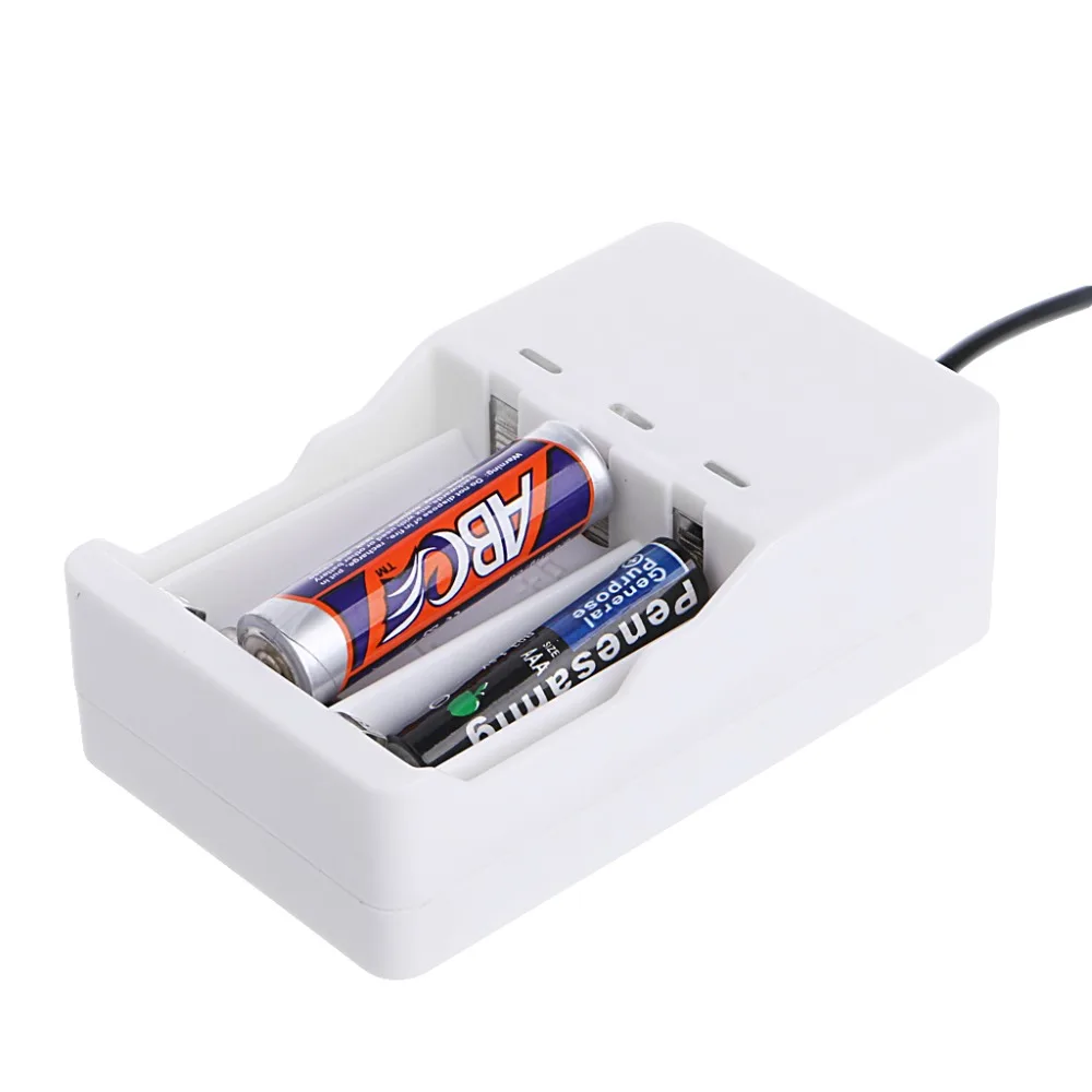 Универсальное автоматическое зарядное устройство 1 2 В с 3 слотами AA/AAA Ni MH Cd USB
