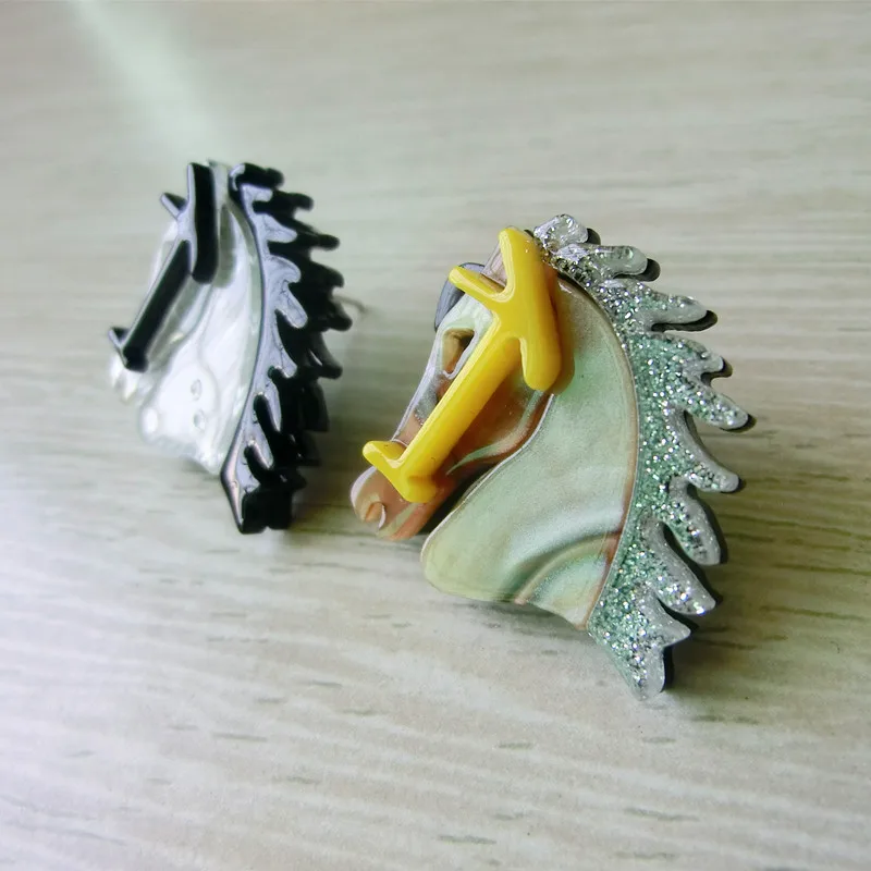 Женские акриловые серьги гвоздики FishSheep висячие в виде животных из смолы новинка