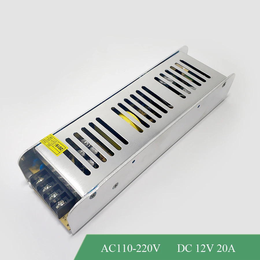 Переключатель Питание 12 V 3A 6.5A 8.5A 10A 12.5A 15A 30A 42A светодиодный трансформатор переменного тока в постоянный DC12V светодиодный драйвер освещение Трансформатор