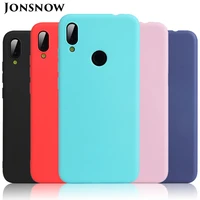jonsnow pure color phone case for xiaomi redmi k20 note 7 redmi 7a 6a jelly cover for mi 9t mi8 lite a2 lite soft silicone cases
