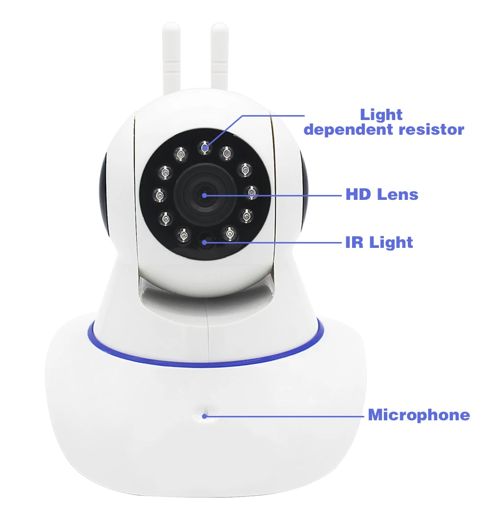 1.3MP Беспроводная ip камера 960P HD WiFi Networ безопасность ночное видение аудио видео