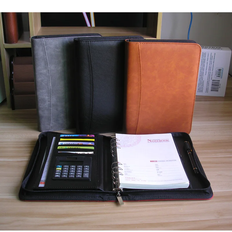 A5 планировщик на молнии binder путешественник тетрадь обложка тетради и журналы