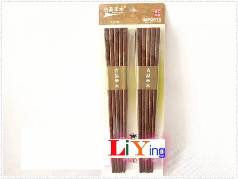 8 пар/уп. посуда деревянных палочек для еды без краски Экологичные натуральные