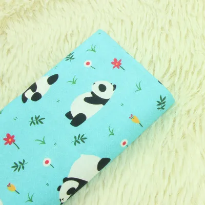 color 4 Полуярд импорт простая хлопковая ткань ручной работы DIY Одежда детская одежда розовый, мультфильм собака панда олень Слон Печать - Цвет: color 4