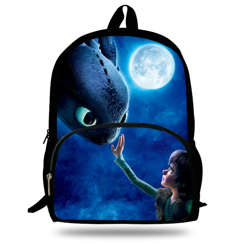 2019 Горячая 16 дюймов Mochila Детская сумка для мальчиков Как приручить свой рюкзак с