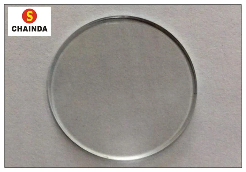 

Hot! 100pcs 2.0mm Thick Flat Mineral Round Watch Crystal Select Size from 24mm to 40mm