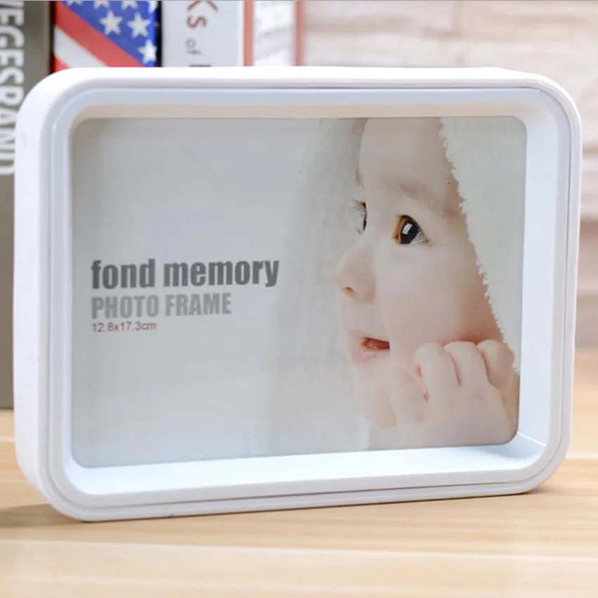 7 Size DIY Plastic Photo Frame Children Picture Desktop Decoration Wood Crafts Home Decor Gifts | Дом и сад