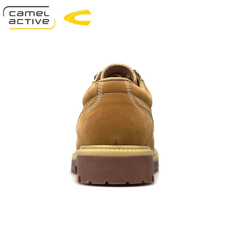 Camel/Мужская Уличная обувь высокого качества для активного отдыха; повседневная обувь из натуральной кожи на шнуровке; дышащая обувь на платформе; обувь на плоской подошве