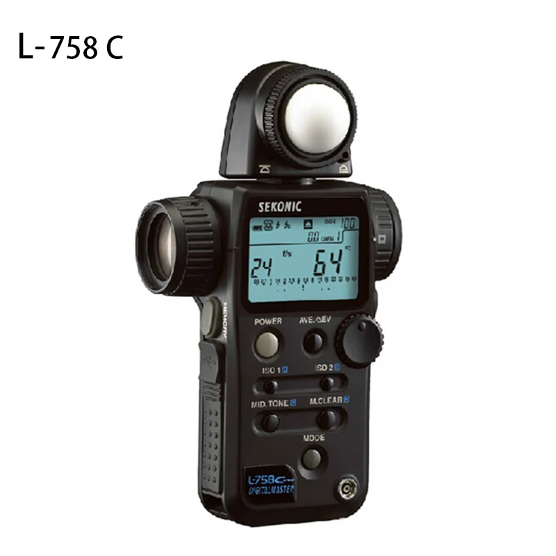 Профессиональный фотометр SEKONIC L 758Cine для студийной фотосъемки с цифровым