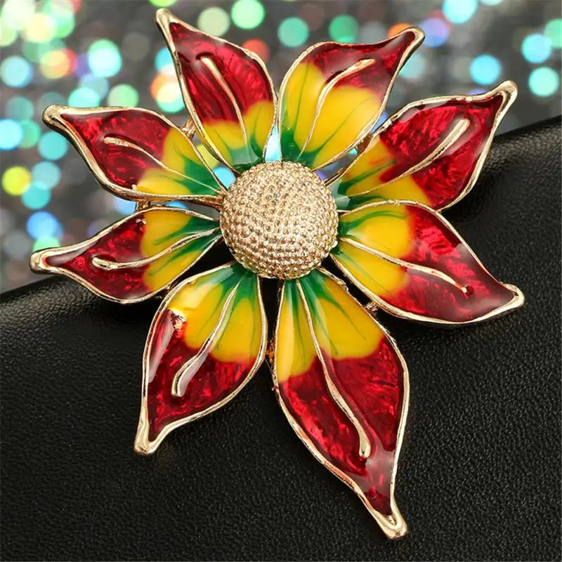 Элегантная женская брошь с цветком аксессуар для одежды | Украшения и аксессуары