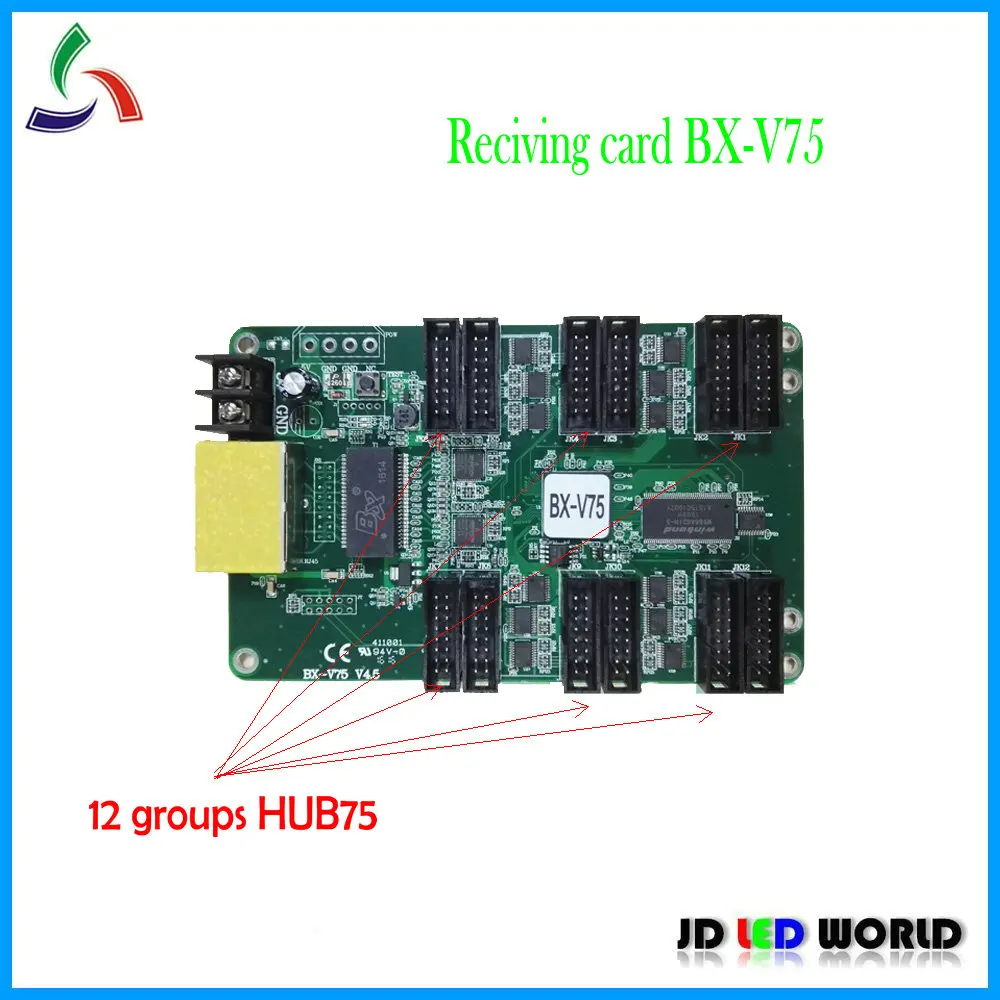 BX V75 Onbon гигабитный сетевой синхронный контроллер полноцветный светодиодный
