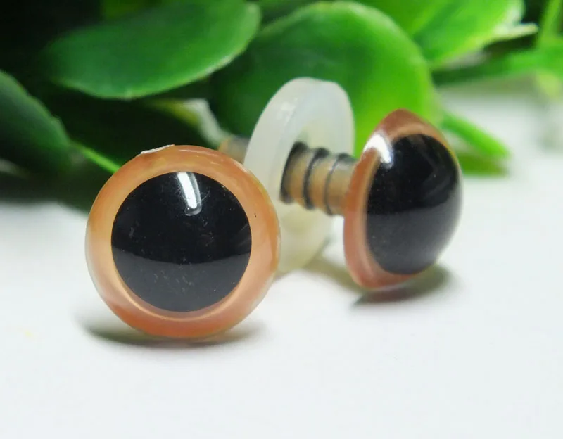 Оранжевый 5-18 мм смешанные цвета Глаза животных безопасности Eyes-100pcs - Цвет: Оранжевый