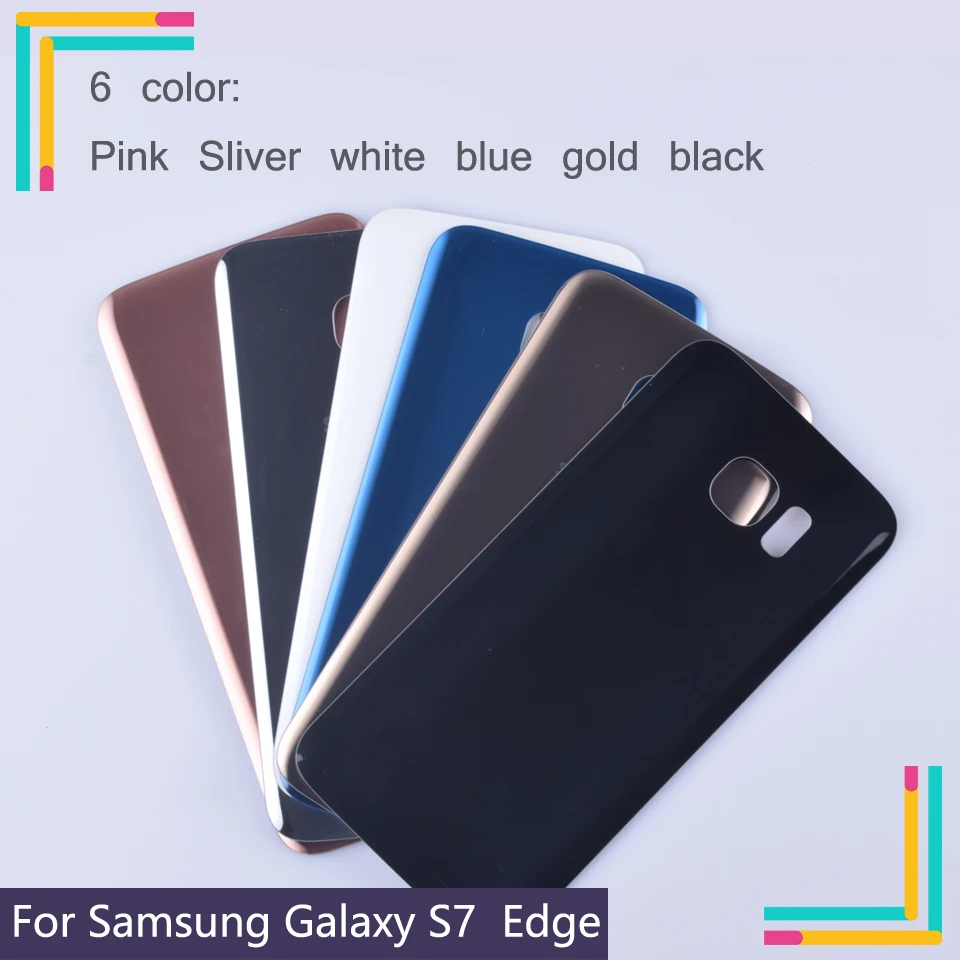 Новинка для samsung Galaxy S7 S7edge Задняя стеклянная батарея чехол Замена G930 G935 |