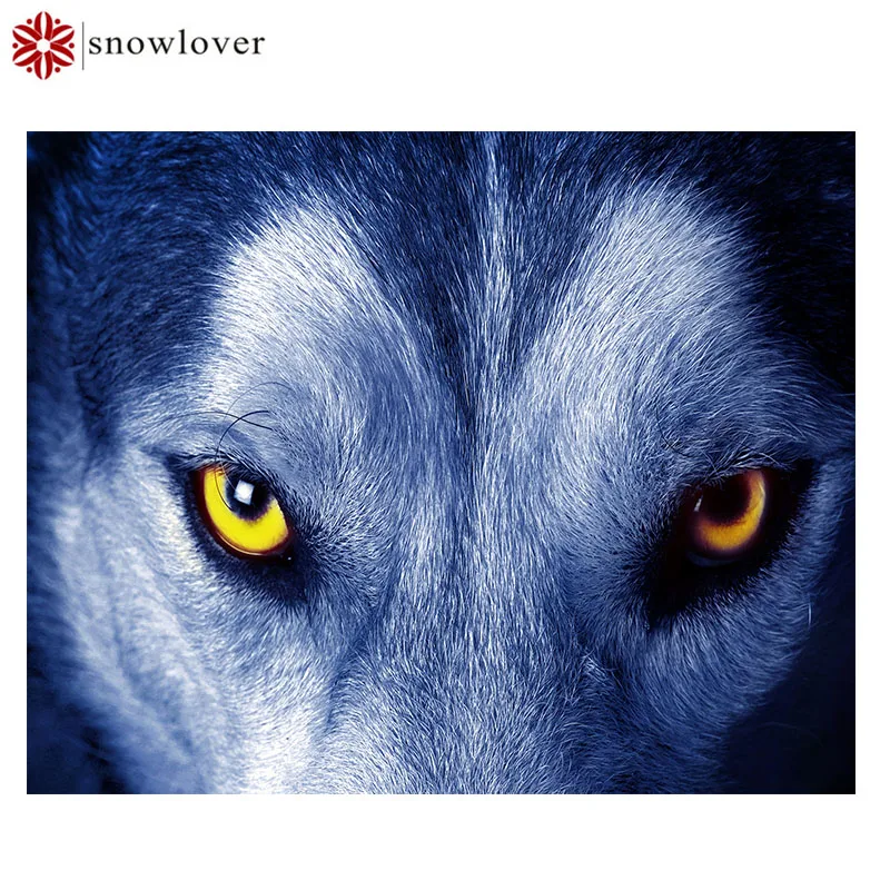 Snowlover рукоделие Вышивка DIY животных живописи вышивки крестом комплекты 14ct