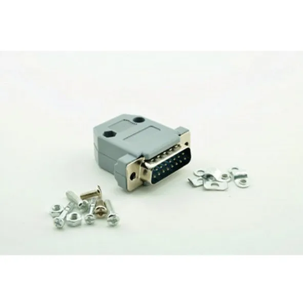 10 комплектов VGA D Sub два ряда 15 Pin DIY Папа + оболочка пластиковый адаптер расширение
