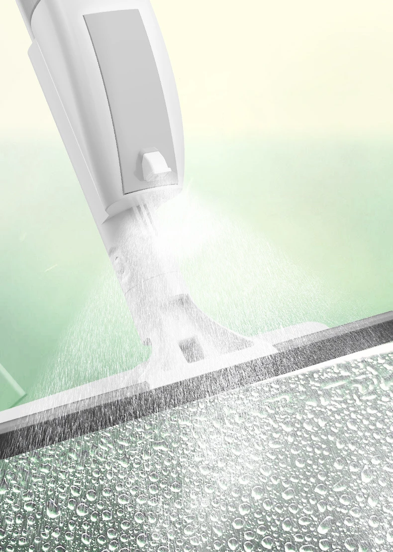 Congis New Water spray windows cleaning mop with 3pcs cloth replace Cleaning Window Cleaner Sweeper Home clean tools