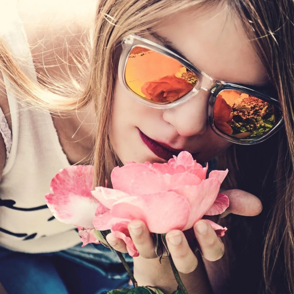 Dokly Air розовые золотые классические солнцезащитные очки женские UV400 Gafas De Sol