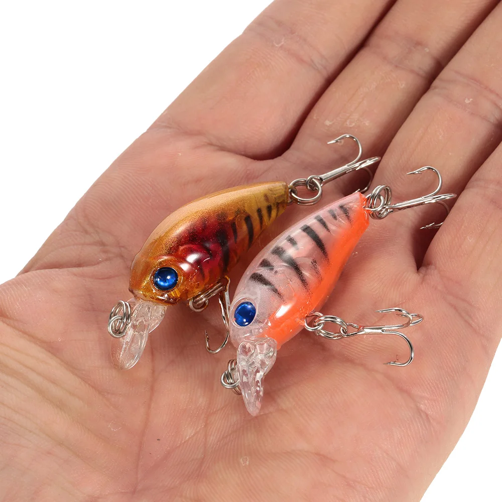Lixada 9 шт. жесткая приманка для рыбалки Minnow окуня кренкбейт приманки форели с 2