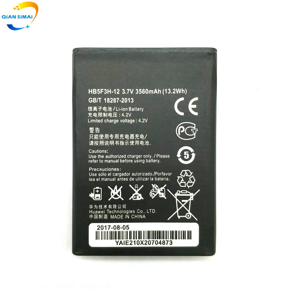 Аккумулятор HB5F3H для Huawei E5372T E5775 4G LTE FDD Cat 4 Wi-Fi-роутер 3560 мАч | Мобильные телефоны и