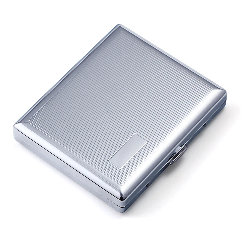 Футляр для сигарет ультратонкий металлический из нержавеющей стали креативная