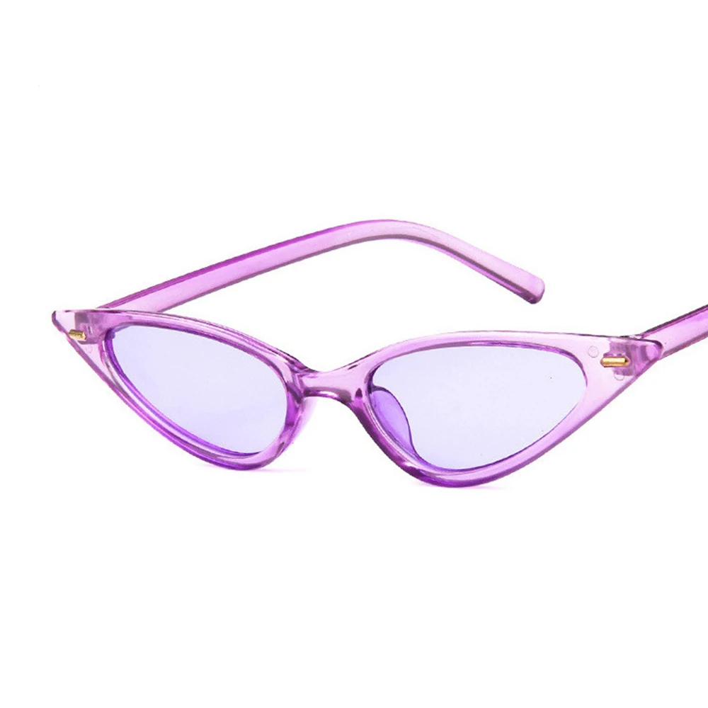 COOYOUNG женские сексуальные солнцезащитные очки кошачий глаз брендовые дизайнерские маленькие треугольные Винтажные Солнцезащитные очки ретро очки «кошачий глаз» UV400