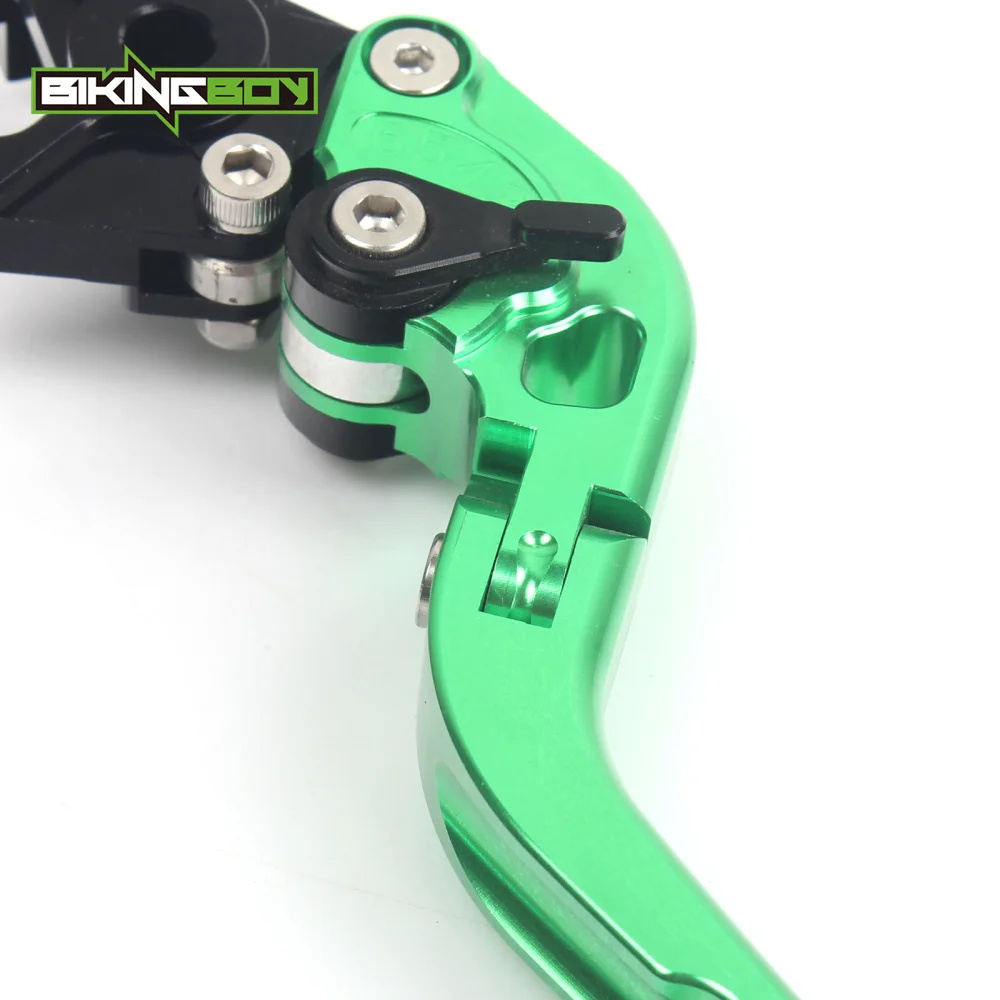 Регулируемые короткие складные тормозные рычаги сцепления для KAWASAKI ZX 6 R 01 02 03 04 RR