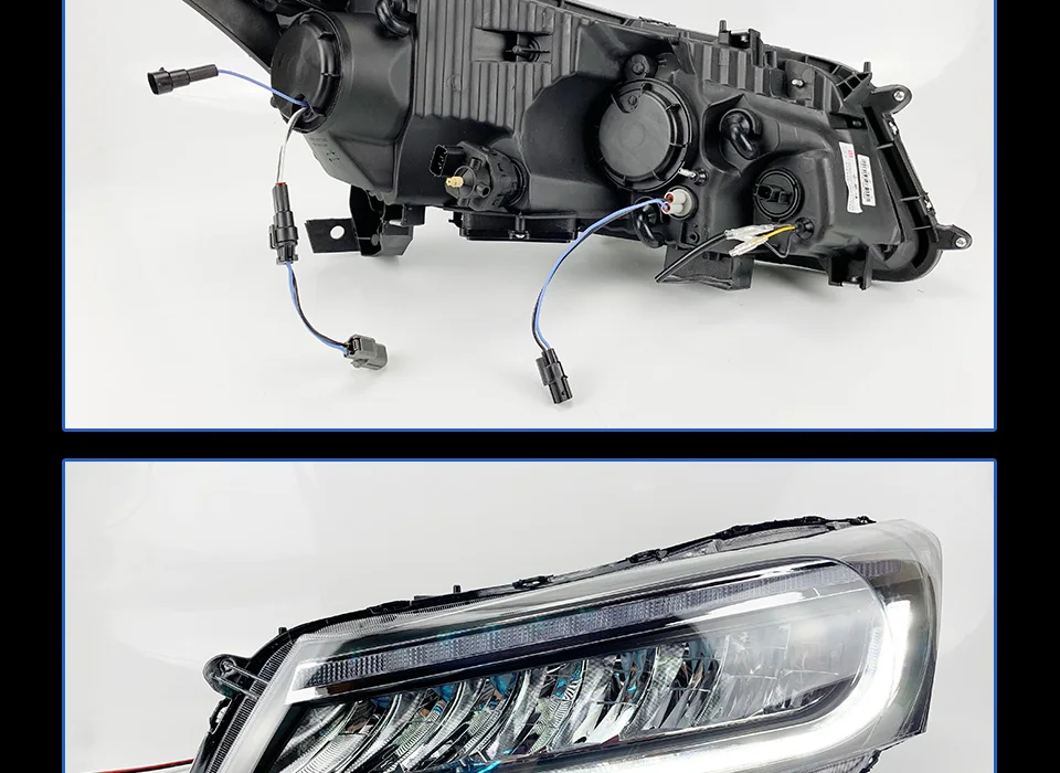 АКД Тюнинг автомобилей фары для Honda Accord G8 2008-2013 фары Полный СВЕТОДИОДНЫЙ DRL ходовые огни биксеноновый луч динамический сигнал