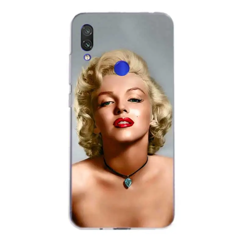 Силиконовый чехол Мэрилин Монро для Xiaomi Redmi Note 7 6 Pro 5 4 4X K20 7A Y3 S2 5A 6A Xiomi Pocophone F1 9T 9 SE 8