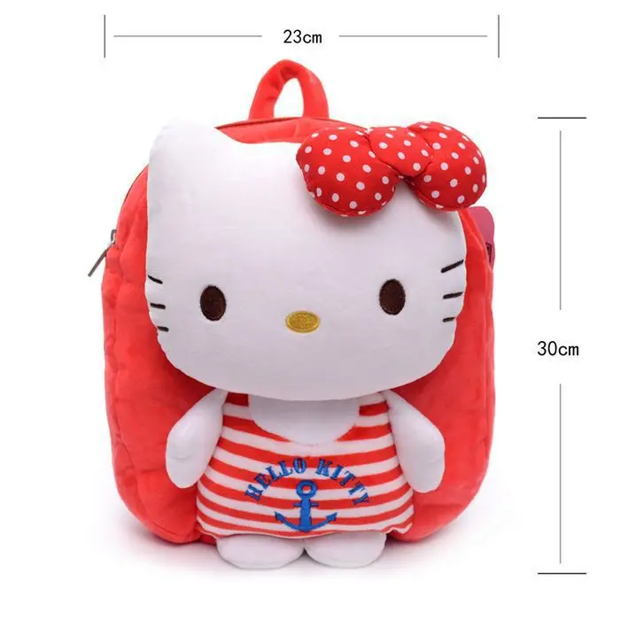 Плюшевая сумка HELLO KITTY детский рюкзак для сада детская школьная Детская закуски
