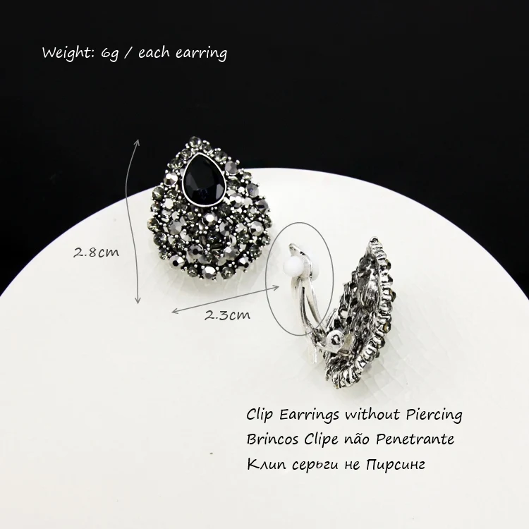 Нет отверстие клипсы для ушей серьги высокое качество женщина аксессуары и