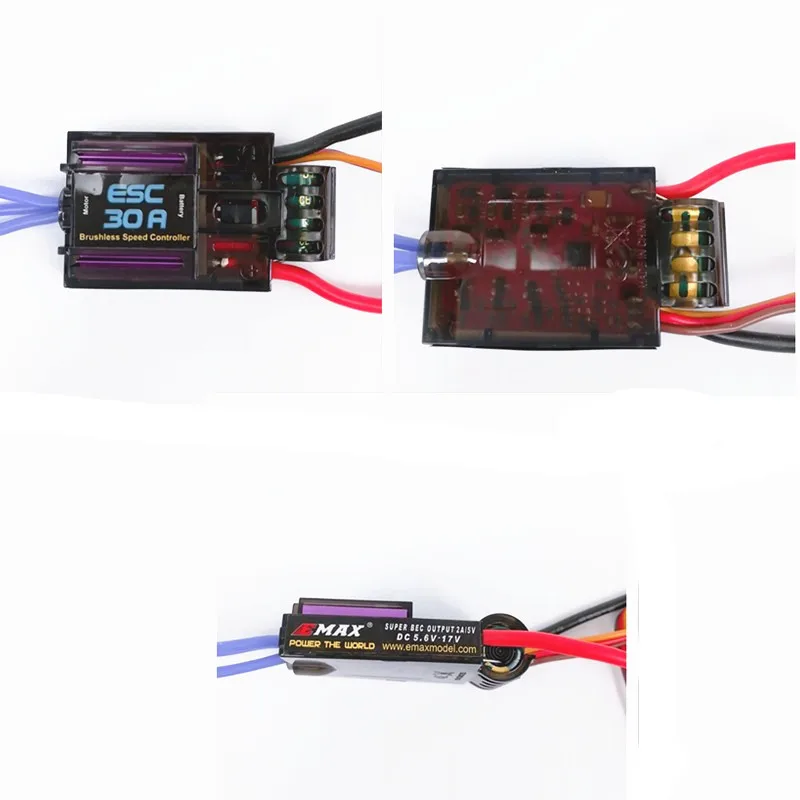 EMAX 20A 25A 30A бесщеточный ESC супер BEC выход 2А/5В RC скоростной двигатель самолет