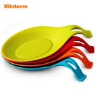 2 шт.лот, термостойкая силиконовая ложка, подставка для посуды, держатель для шпателя, кухонный инструмент