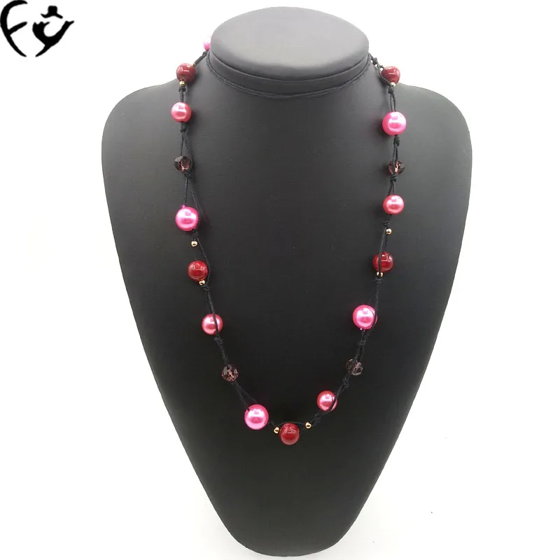 European and American fashion beads creative luxury long sweater necklace FY1811005 | Украшения и аксессуары