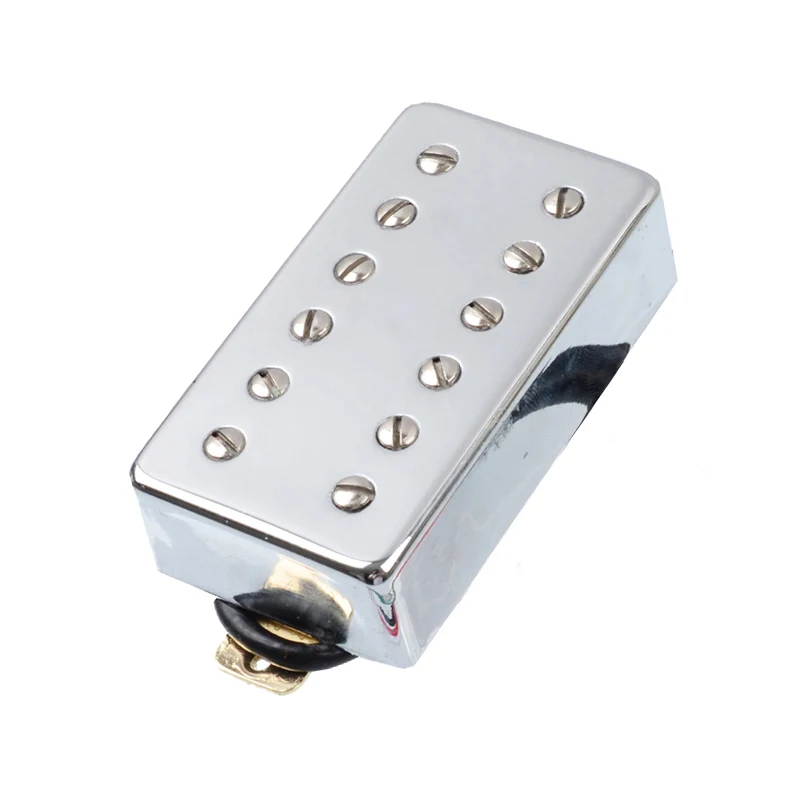 Neck Pickup Двойная Катушка 12 отверстий хамбакер Пикап для LP электрогитары хром - Цвет: Neck Pickup
