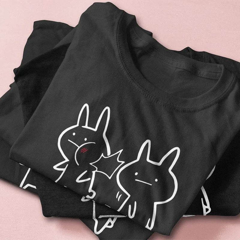 Baka Rabbit Slap футболка японские забавные аниме топы женские короткий рукав хлопок o-образный вырез Футболка европейский размер новинка японская футболка