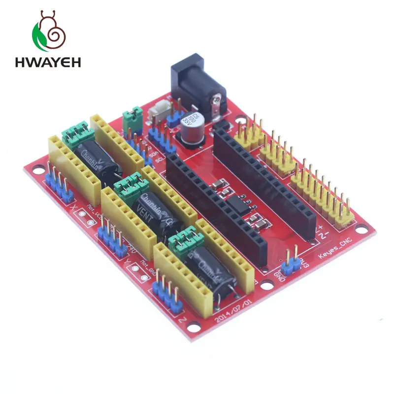 V4 гравер Щит 3D принтер ЧПУ для arduino v4/ЧПУ щит V3 A4988 DRV8825 arduino|Контроллер двигателя| |