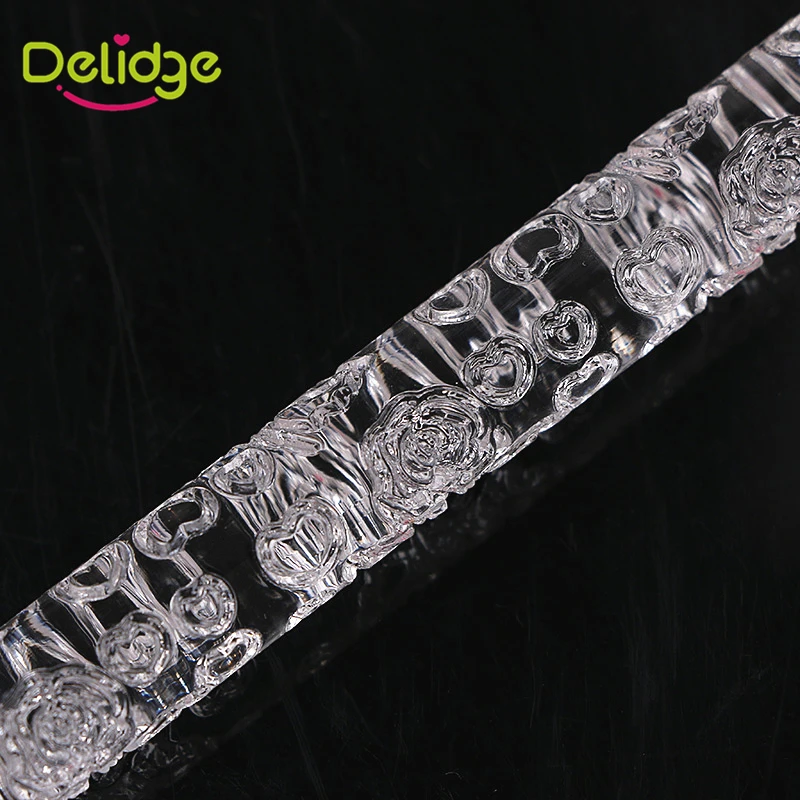 Delidge 1 шт. 10 типов тортов помадка Скалка акриловый цветок текстурированная
