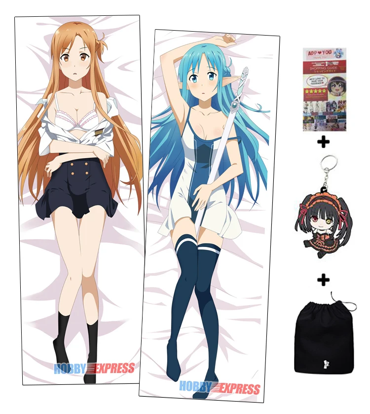 Японская Подушка Hobby Express чехол для подушки Асуна Юки отаку ваифу дакимакура H2571 |