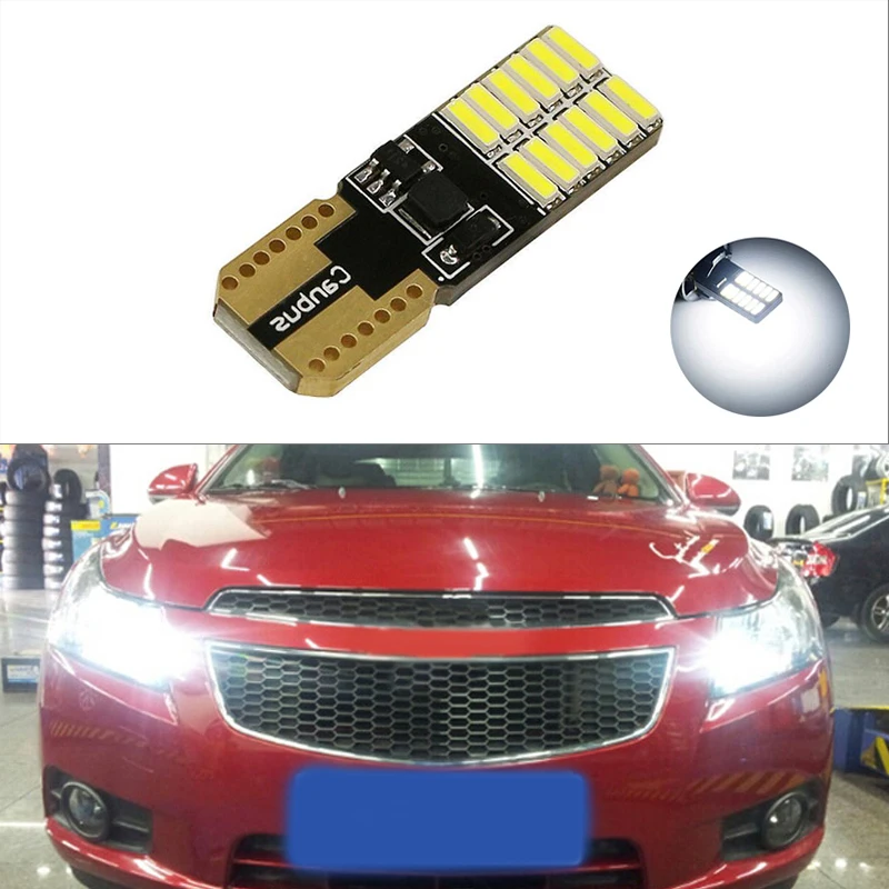 1x T10 W5W светодиодный просвет светильник лампа габаритного огня Canbus Error Free для Chevrolet