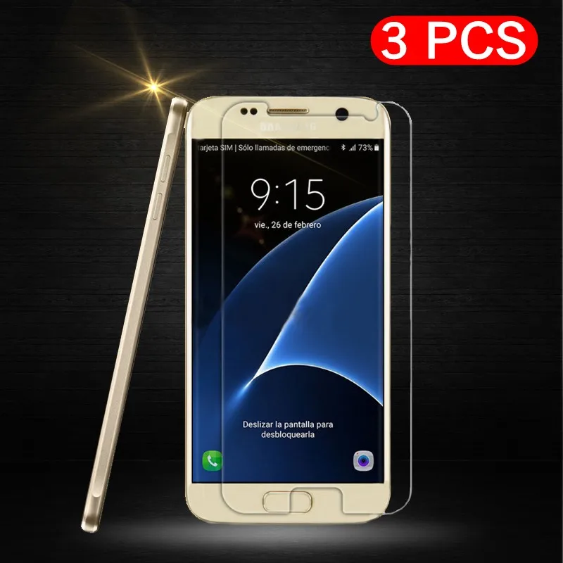 Закаленное защитное стекло 3 шт./лот для экрана Samsung Galaxy Note 5 4 2 S7 S6 S5 S4 S3 mini