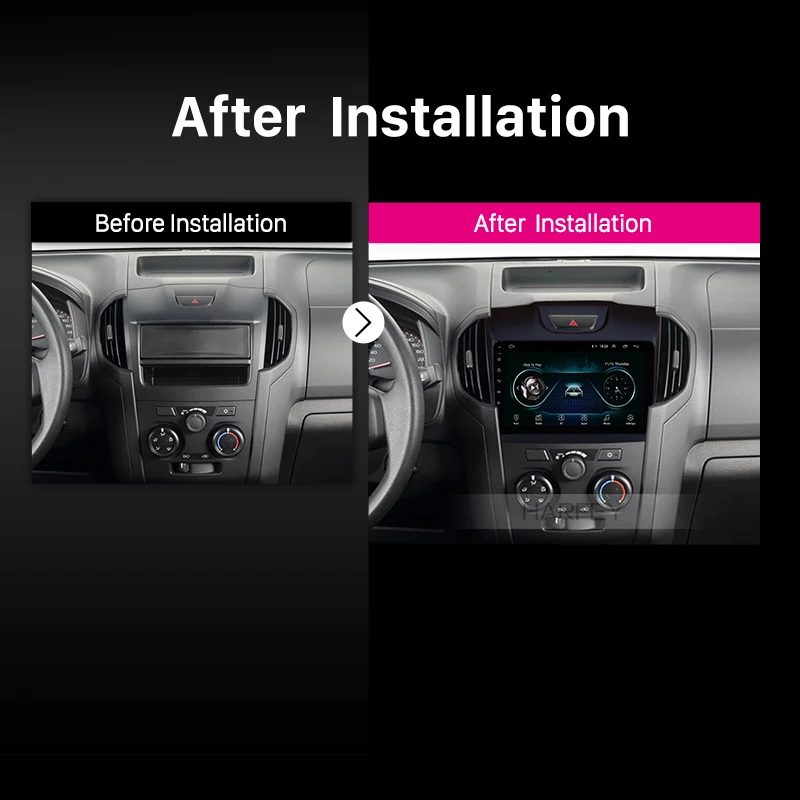 Harfey 9 дюймов GPS навигационная система для Chevy Chevrolet S10 ISUZU D-Max 2015-2018 Android 1 Радио HD 1024*600