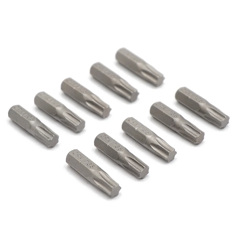 Набор отверток Torx T35 комплект из 10 насадок 25 мм 1/4 дюйма с шестигранным