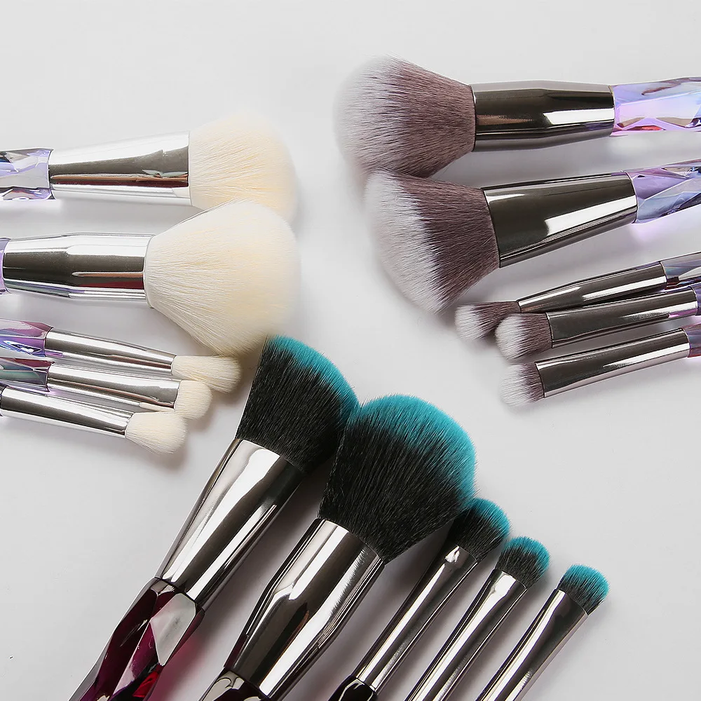 5 шт./компл. 3D с украшением в виде кристаллов, набор кистей для макияжа Наборы основа для макияжа лица Косметическая Пудра Тени для век косметической кисти для макияжа Наборы Красота инструменты