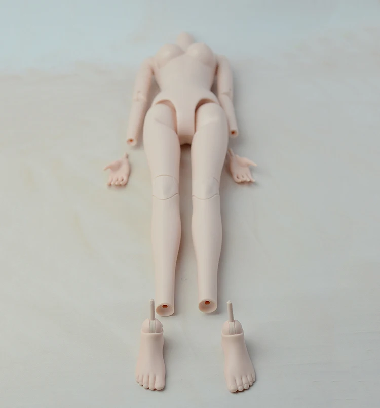 1/4 BJD обнаженные куклы с 3D глазами подвижные суставы тела DIY голова тела куклы аксессуары