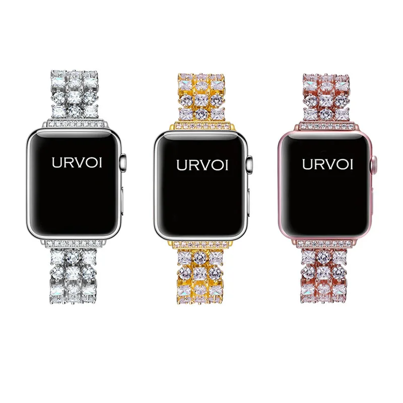 URVOI ремешок для apple watch 1 2 наручные часы из нержавеющей стали соединяющий браслета