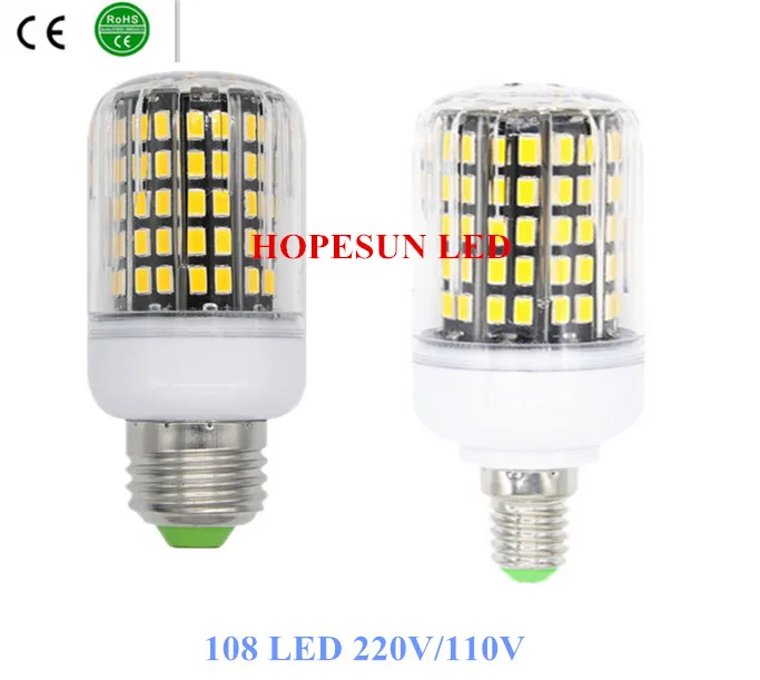 5733 лампада Светодиодная лампа E27 220В 42LED 64LED 80LED 108LED 136LED Lamparas LED Bombillas ярче 5730 | Лампы