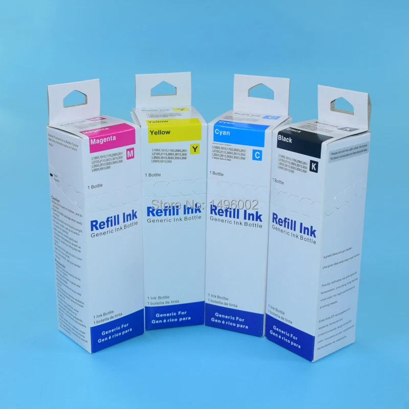 

Refill Ink Kit for Epson L300 L301 L303 L350 L351 L353 L358 Dye ink