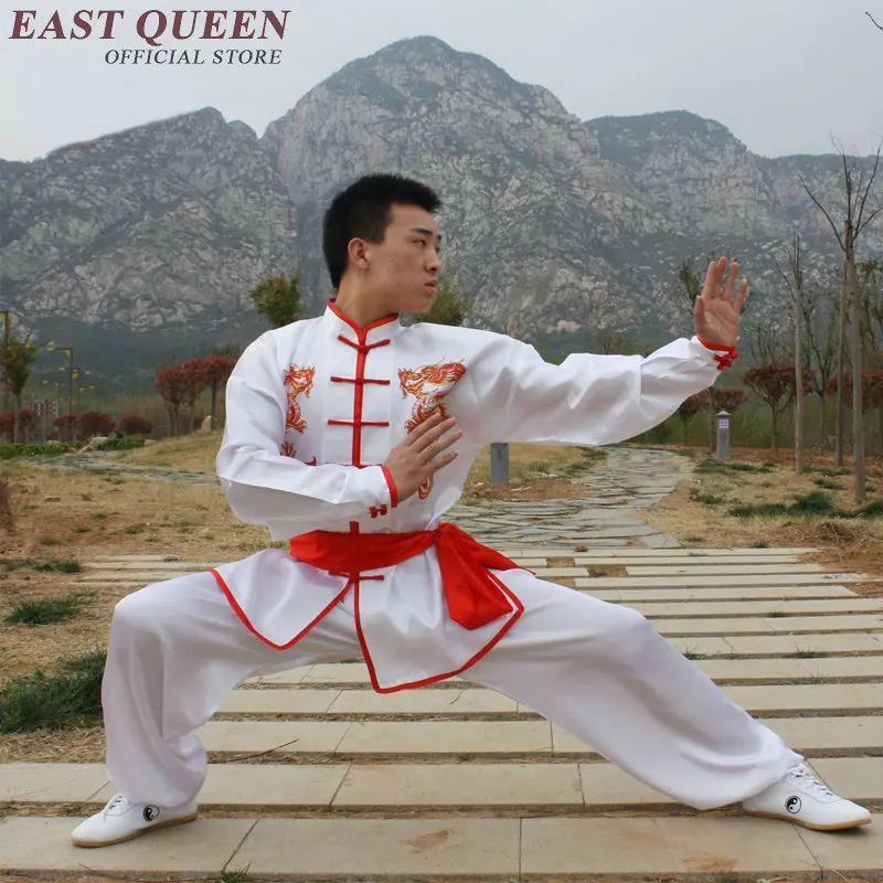 Wushu кунг-фу одежда Униформа мужской костюм в китайском стиле Дракон боевые