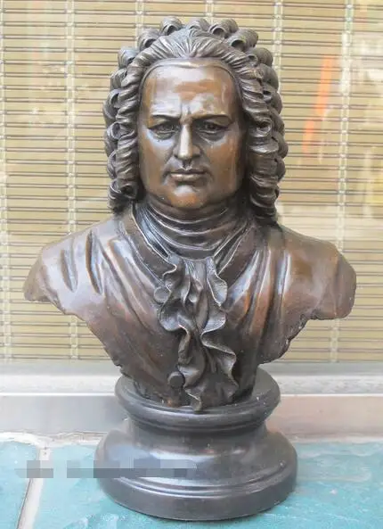 14 &quotБронзовая статуя Иоганна себаста отца музыки|statue reproductions|statue of liberty directionsstatue |