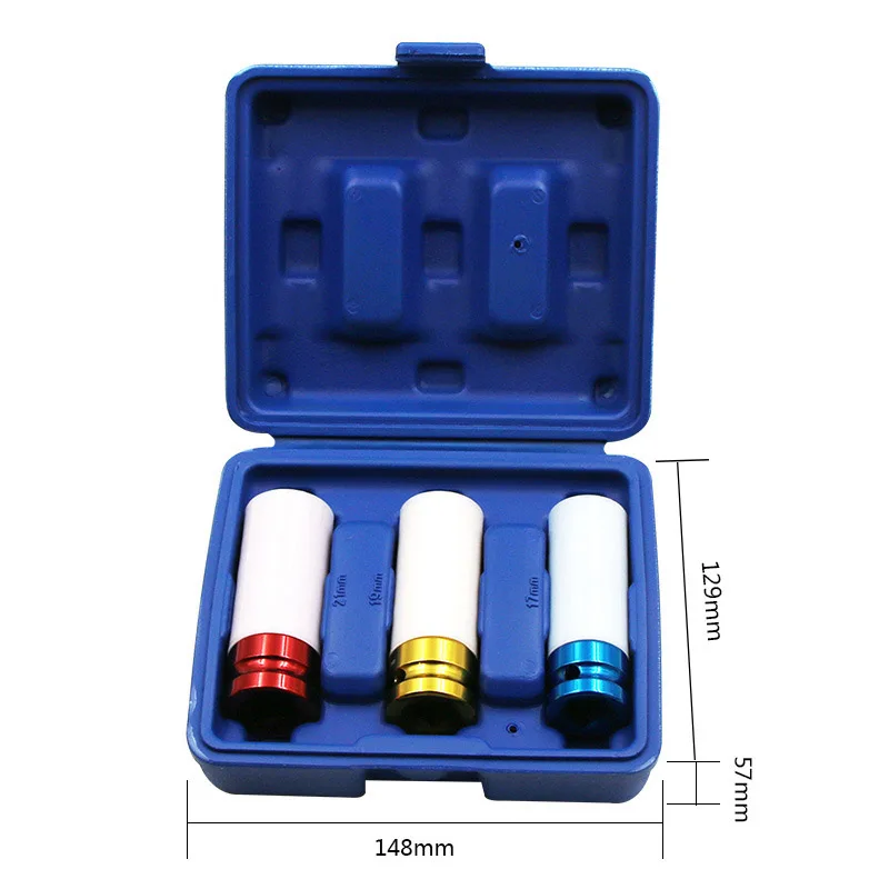3pcs Set Car Tire Protection Sleeves Impact Nut Durable Auto Repair Hardware Tool DXY88 | Автомобили и мотоциклы